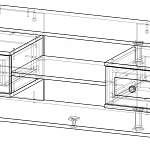 Схема сборки Тумба под ТВ Эксклюзив-7 BMS