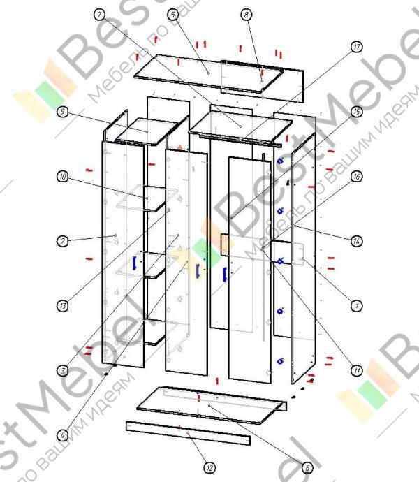 Шкаф лайт 900 инструкция