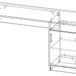 Схема сборки Стол однотумбовый СО-2 BMS