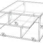 Схема сборки Стол журнальный Шерри 1 BMS