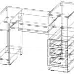 Схема сборки Письменный стол Престиж 3 BMS
