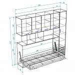 Схема сборки Шкаф-кровать трансформер Урбанист 02 BMS