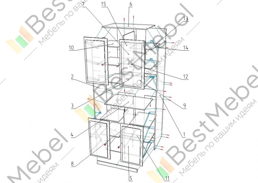 Шкаф билли икеа схема сборки