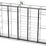 Чертеж Шкаф-купе Коста 276 BMS