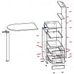 Схема сборки Маникюрный стол Джем BMS